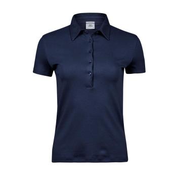 Preview: Damen-Polohemd PIMA COTTON mit Firmenlogo bestickt Preview: Damen-Polohemd PIMA COTTON mit Firmenlogo bestickt