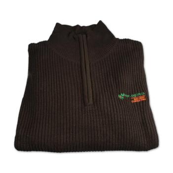 Preview: Marine Troyer Baumwolle schwarz, Brust einseitig mit Firmenlogo bestickt Preview: Marine Troyer Baumwolle schwarz, Brust einseitig mit Firmenlogo bestickt