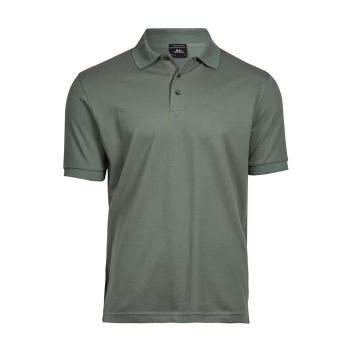 Herren LUXURY STRETCH Polo mit Firmenlogo bestickt