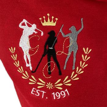 Preview: Besticktes Polohemd für Damen mit Logo