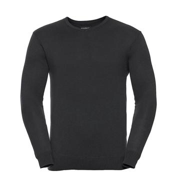 Marine Troyer Baumwolle schwarz, Brust einseitig mit Firmenlogo bestickt